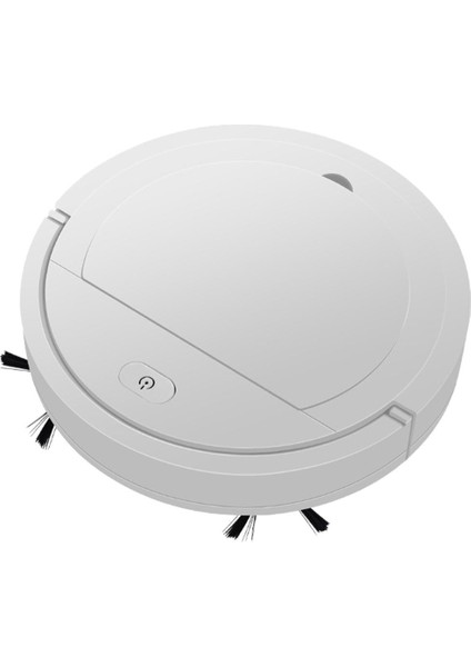 Ev Akıllı Otomatik Robotik Süpürge Robot Süpürme Makinesi Kenar Temiz Beyaz