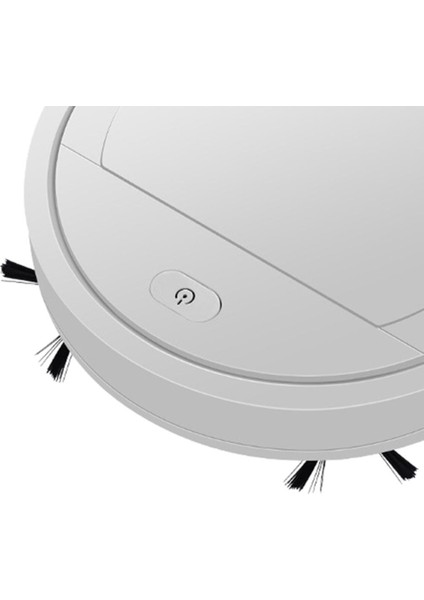 Ev Akıllı Otomatik Robotik Süpürge Robot Süpürme Makinesi Kenar Temiz Beyaz