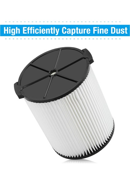 Islak / Kuru Vac Filtre Ridgid VF4000 Vac Elektrikli Süpürge Için Yıkanabilir Yeniden Kullanılabilir indirimleri