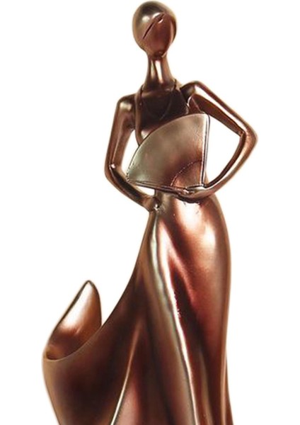 Nordic Stil Güzellik Heykeli Şarap Şişesi Depolama Raf Ev Centerpieces Dekor Bakır indirimleri