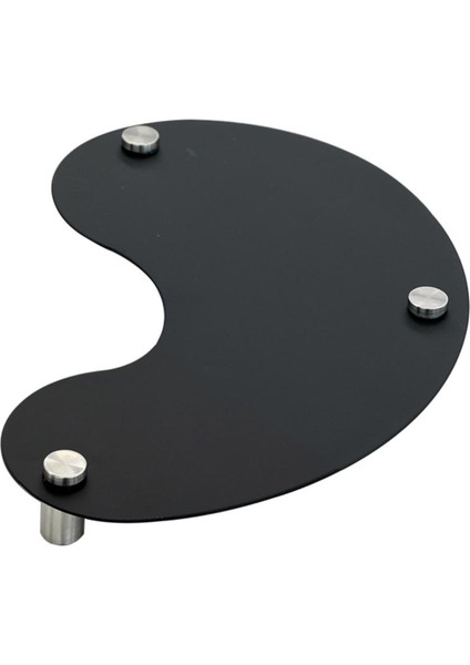 Akrilik Kahve Tepsisi Gıda Dayanıklı Dekoratif Snacks Tuvalet Yatak Odası Ay Için