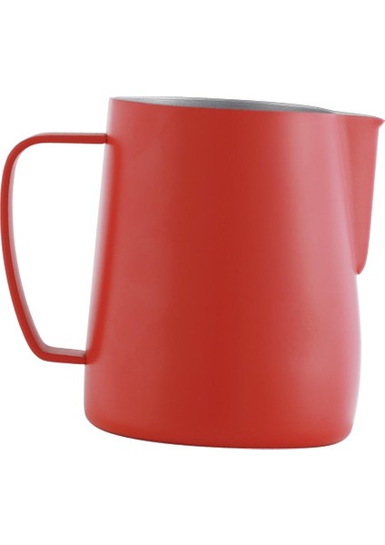 Süt Kupası Frothing Sürahi Buhar Metal Espresso Latte Sanat Kahve Kırmızı Gül Kırmızı