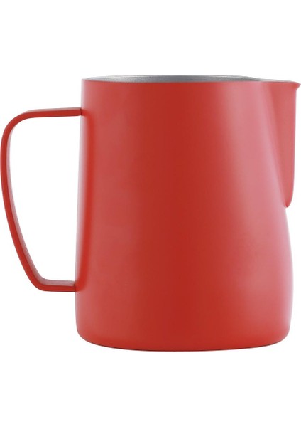 Süt Kupası Frothing Sürahi Buhar Metal Espresso Latte Sanat Kahve Kırmızı Gül Kırmızı fiyatları