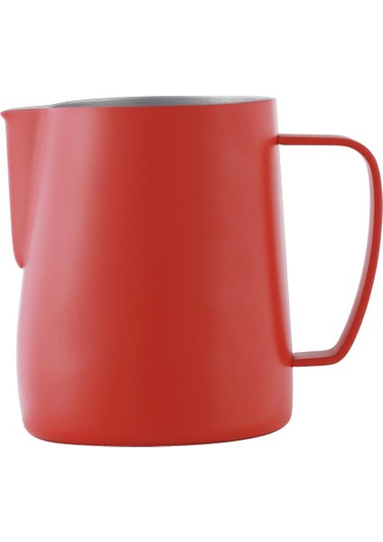 Süt Kupası Frothing Sürahi Buhar Metal Espresso Latte Sanat Kahve Kırmızı Gül Kırmızı fırsatları