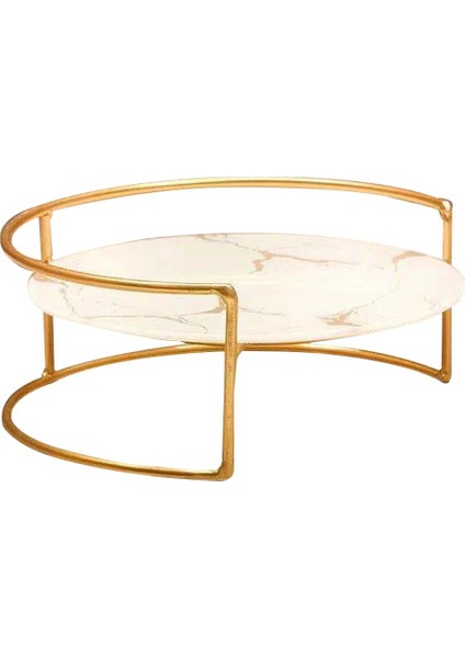 Masaüstü Kozmetik Raf Organizatör Tutucu Tezgah Makyaj Takı Raf Küçük Beyaz(Yurt Dışından)