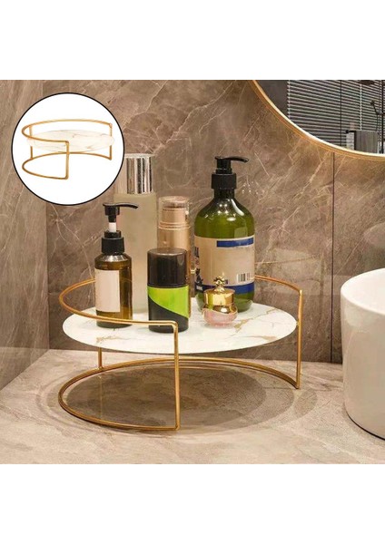 Masaüstü Kozmetik Raf Organizatör Tutucu Tezgah Makyaj Takı Raf Küçük Beyaz(Yurt Dışından) indirimleri