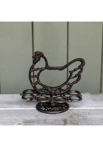 Dökme Demir Yumurta Tutucu Meyve Yumurta Depolama Standı Tepsi Tezgahı Paskalya 1-Tier (Yurt Dışından) fiyatları