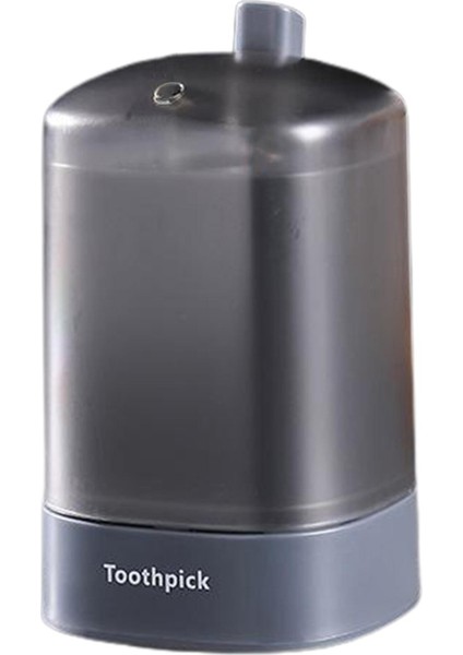 Otomatik Kürdan Kutusu Tutucu Konteyner Restoran Kürdan Dağıtıcı Gri