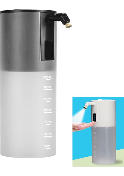Otomatik Dağıtıcı 350ML Dokunuşsuz Sabunluk Dispenseri Akıllı El Yıkayıcı - Siyah modelleri