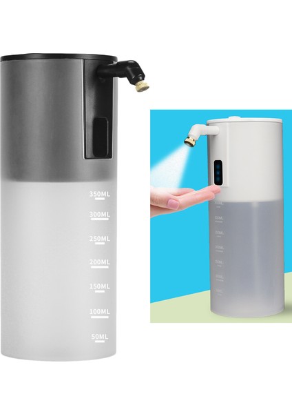 Otomatik Dağıtıcı 350ML Dokunuşsuz Sabunluk Dispenseri Akıllı El Yıkayıcı - Siyah fırsatları