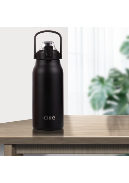 Vakum Şişesi Sızdırmaz 45 Oz Açık Siyah Için Vakum Yalıtımlı Içecek Şişesi fiyatları