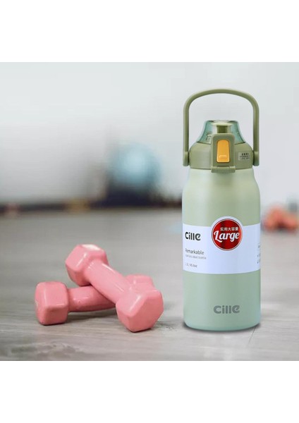 Vakum Şişesi Sızdırmaz 45 Oz Açık Yeşil Için Vakum Yalıtımlı Içecek Şişesi fiyatları