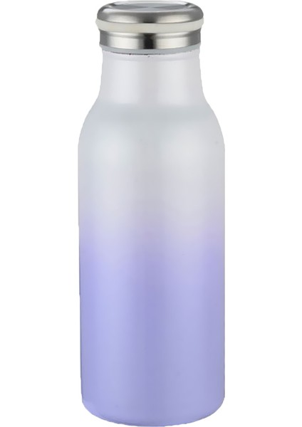 Seyahat Vakum Yalıtımlı 300 ml Su Şişesi Paslanmaz Çelik Fincan Mor Beyaz fiyatları