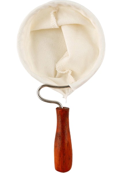 Ahşap Saplı Yedek Bez Kahve Filtresi 86MM (Yurt Dışından)