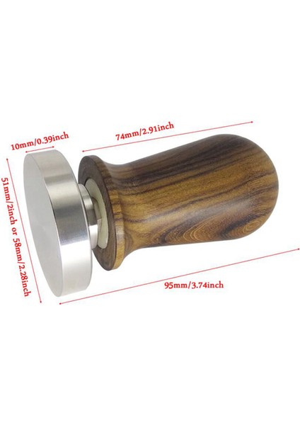 Paslanmaz Çelik Kahve Kurcalama Cafe Ev Kahve Çekirdeği Basın Aracı Espresso 58MM fiyatları