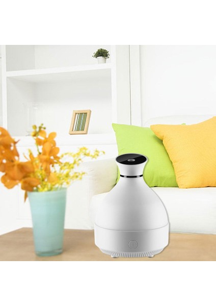LED Hava Nemlendirici Elektrikli Ahşap Tahıl Ultrasonik 7-Renkli Aroma Difüzör Beyaz fiyatları