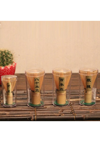 Matcha Çay Toz Sal Aracı Çay Töreni Aksesuar Bambu 60-70 Prong Çırpma C indirimleri