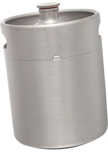 Paslanmaz Çelik Growler Mini Keg Stil Growler Mutfak Restoran 2l Için fırsatları