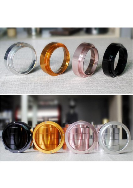 58MM Portafilters Gümüş Için Alüminyum Kahve Dozaj Dozaj Hunisi fiyatları