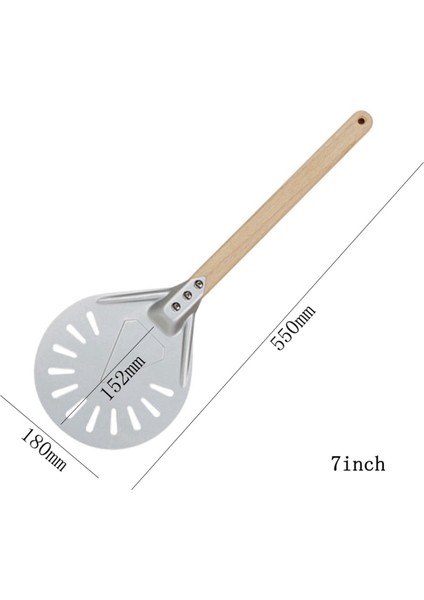 Pizza Peel Metal Pizza Mutfak Kaynağı Için Ahşap Kolu ile Metal 7 Inç 40 cm fırsatları