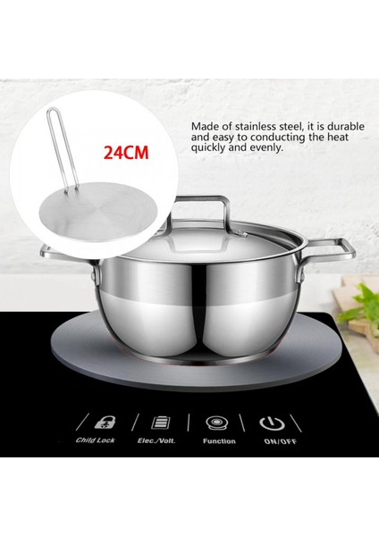 İndüksiyonlu Ocak Adaptör Plakası 24cm - Gümüş (Yurt Dışından) modelleri