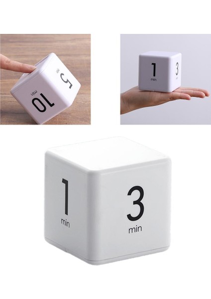 Küp Zamanlayıcı Dijital Zamanlayıcı Pişirme Zamanlayıcı W / LED Ekran 1-3-5-10 Dak modelleri