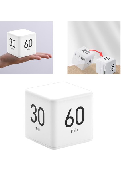 Küp Zamanlayıcı Dijital Zamanlayıcı Pişirme Zamanlayıcı W / LED Ekran 15-20-30-60 Min fırsatları