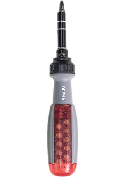Alaşımlı Çelik Cırcır Tornavida Seti Çok Aracı El Aracı Seyahat Için 245X36MM