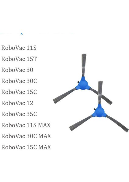 Eufy Robovac Için Robot Vakum Yan Fırçalar 11S Robovac 30C Max Ekler