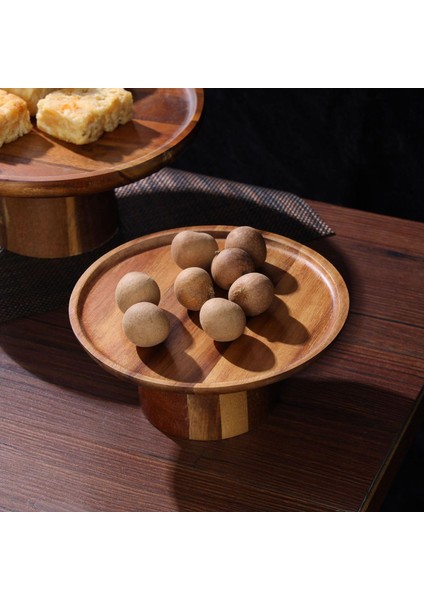 Ahşap Düğün Dekorasyon Kek Standı Masa Tatlı Ekran Yüksek Ayak 20 cm(Yurt Dışından)