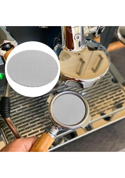 Paslanmaz Çelik Kahve Filtresi Ekran Filtresi Mesh Kahve Makinesi Parçaları Için 53.5mm 2mm Kalınlığında modelleri