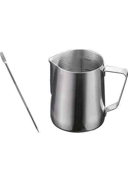 Hassas Latte Sanat Dekorasyon Kalem Kahve Sürahisi ile Frothing Sürahi Set 0.6l(Yurt Dışından)