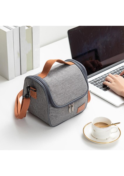 Termal Öğle Yemeği Çantası Yalıtımlı Tote Sızdırmaz Gıda Organizatör Piknik Yetişkin Için 22X16X19.5 cm fiyatları