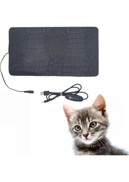 USB Sürüngen Isı Pedi Kertenkele Örümcek Kaplumbağa Için Küçük Su Geçirmez 33X18 cm