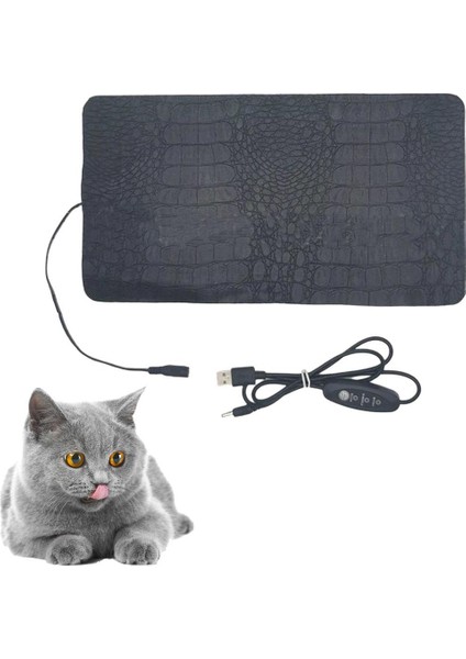 USB Sürüngen Isı Pedi Kertenkele Örümcek Kaplumbağa Için Küçük Su Geçirmez 33X18 cm