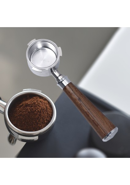 51mm Ayrılabilir Espresso Makinesi Filtresi - Ahşap (Yurt Dışından)