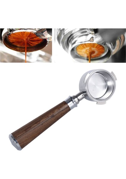 51mm Ayrılabilir Espresso Makinesi Filtresi - Ahşap (Yurt Dışından)