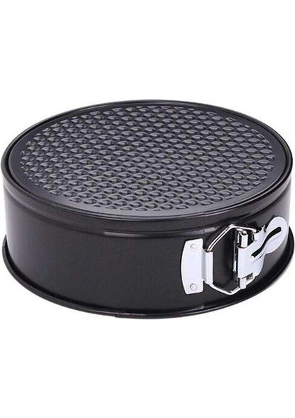 Yapışmaz Bahar Formu Yuvarlak / Kalp Kek Pişirme Fırında Kalay Pan Bakeware 22 Cmx7 cm Siyah Yuvarlak 22X7 cm fırsatları