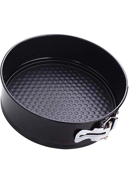 Yapışmaz Bahar Formu Yuvarlak / Kalp Kek Pişirme Fırında Kalay Pan Bakeware 22 Cmx7 cm Siyah Yuvarlak 22X7 cm indirimleri
