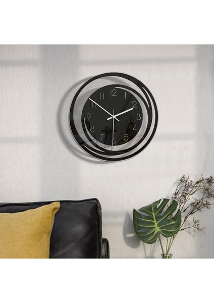 Sessiz Duvar Saati 11 Inç Yatak Odası Otel Ev Için Basit Yaratıcı Geçme
