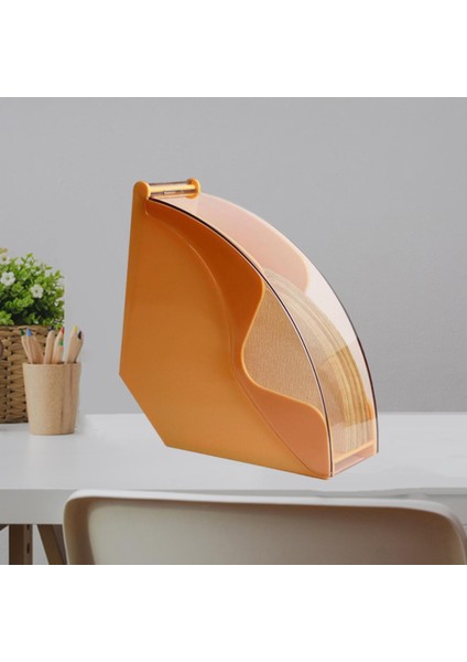 Kahve Filtresi Kağıt Tutucu Kutusu Napkins Dağıtıcı Raf Saklama Kabı Turuncu fırsatları