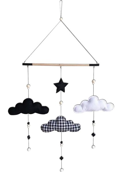 Bebek Kreş Çocuk Odası Tavan Mobil Bulut ve Yıldız Garland Duş Hediye Dıy