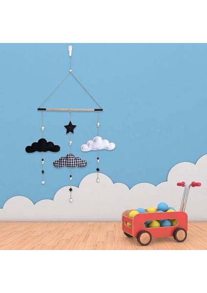 Bebek Kreş Çocuk Odası Tavan Mobil Bulut ve Yıldız Garland Duş Hediye Dıy fırsatları