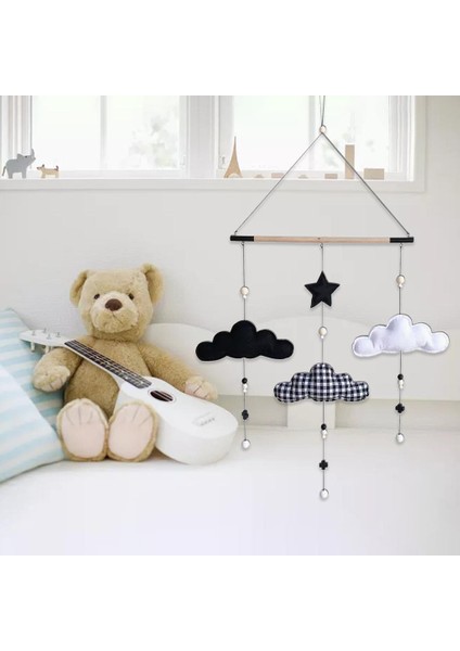 Bebek Kreş Çocuk Odası Tavan Mobil Bulut ve Yıldız Garland Duş Hediye Dıy indirimleri