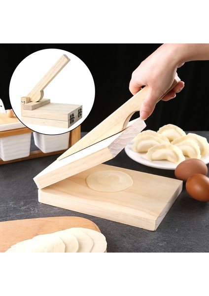 Ahşap Pasta Basın Börek Baskıcı Gyoza Pasta Makinesi Pişirme Aksesuarları Meydanı fırsatları