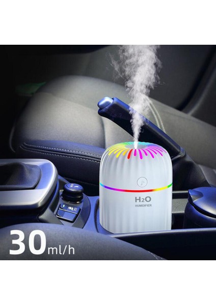 300 ml Ultrasonik Hava Nemlendirici Difüzör Gece Işık Uçucu Yağ Yatak Odası Pembe(Yurt Dışından) modelleri