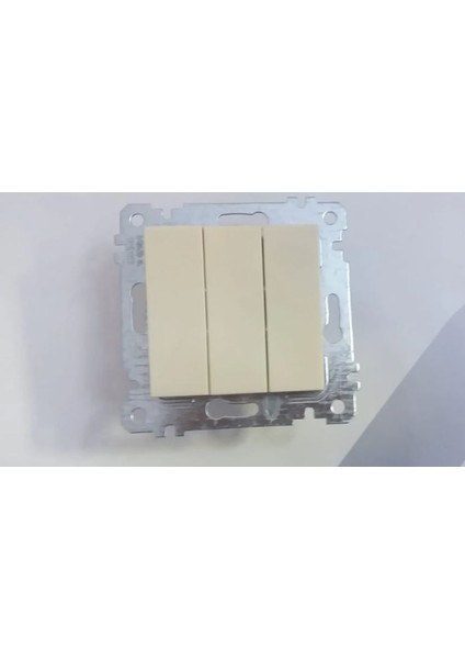 Zena Vega Krem Üçlü Anahtar Çerçevesiz !!!