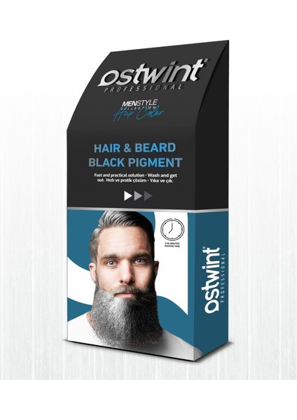Ostwint Black Shampoo Erkek 25ML x 10 Adet Şaset
