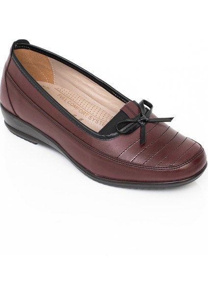 Anne Ayakkabısı Siyah Tam Ortopedik Deri Taban Günlük Her Mevsim