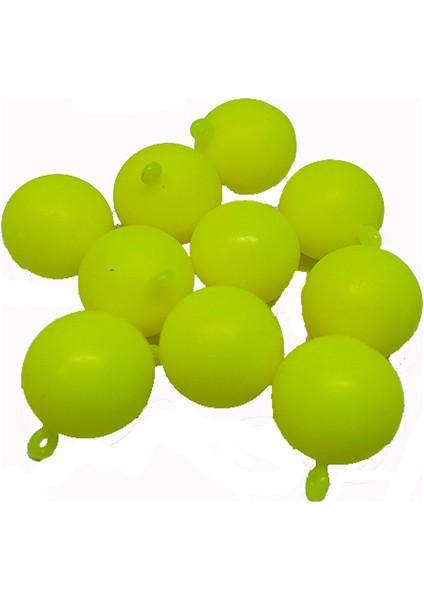 Renat Carp Yüzen Kulplu Kokulu Fluo Yeşil Top Sazan Yemi 16 mm (10 Adet)